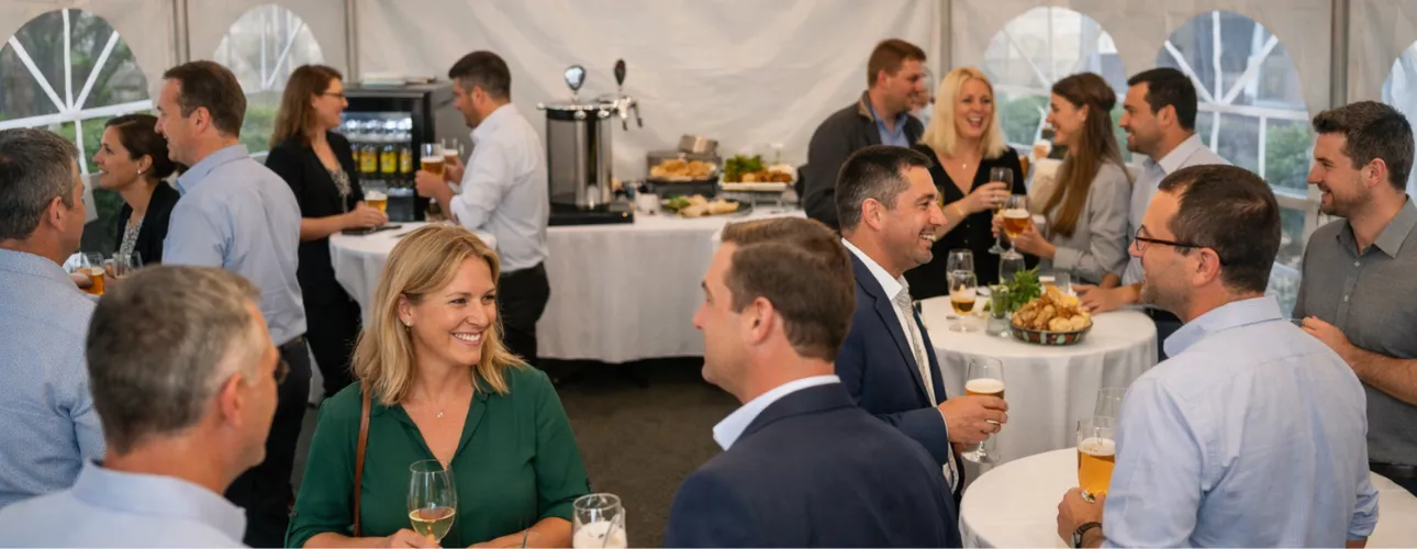 Bedrijfsfeest organiseren met Partytent Huren Rotterdam