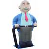 Abraham met stok