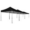 Easy up tent 3x12m Zwart (gekoppeld) *Nieuw*