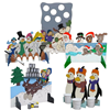 Houten winterse spellen