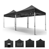 Easy up tent 3x6m Zwart (gekoppeld) *Nieuw*