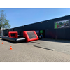 Voetbalboarding Rood/Zwart 14x8m