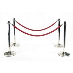 Afzetpaaljes met koord 