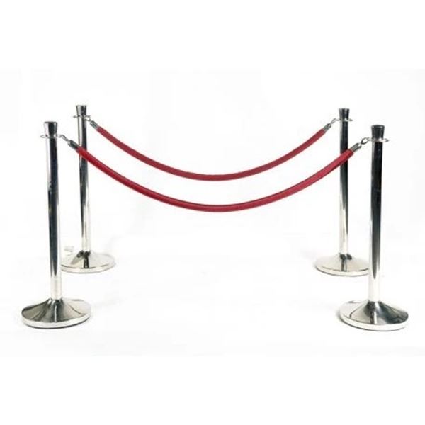 Afzetpaaljes met koord 